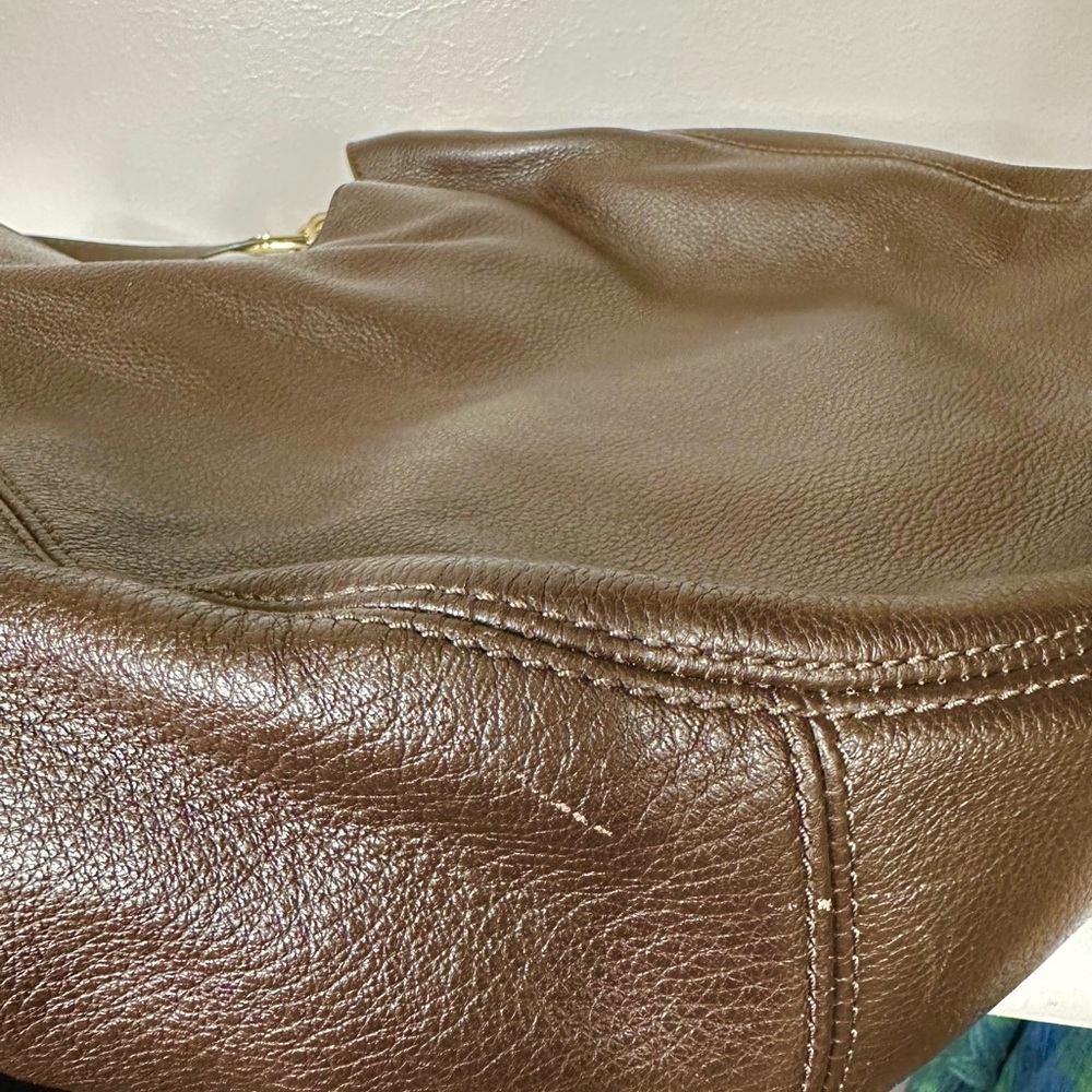 Michael Kors Brown Leather Shoulder Bag - Picture 10 of 11